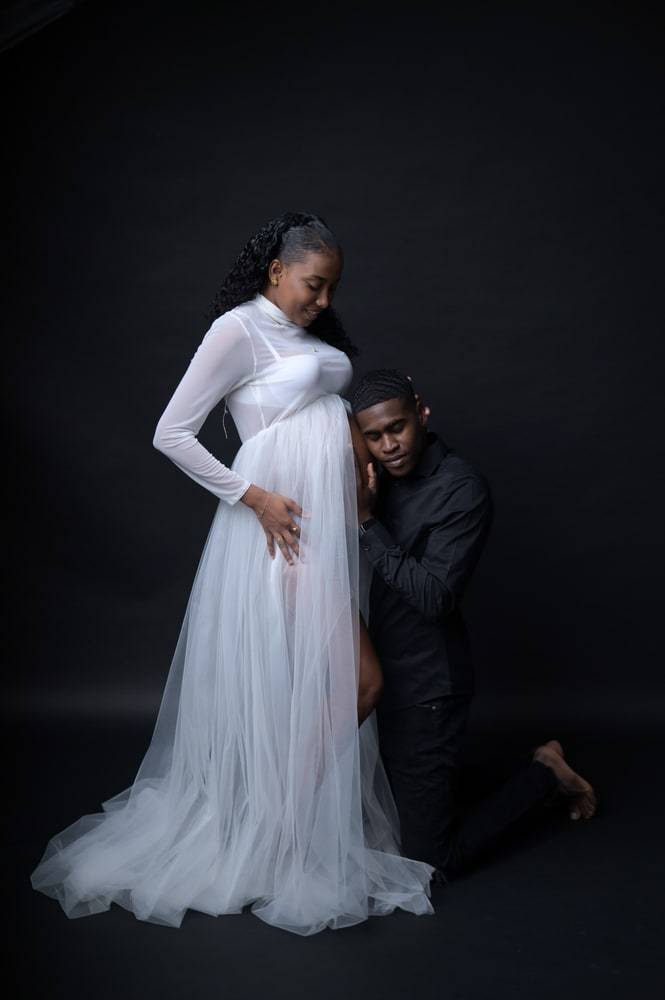 Photo de grossesse studio