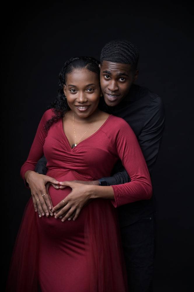 Photo de grossesse studio