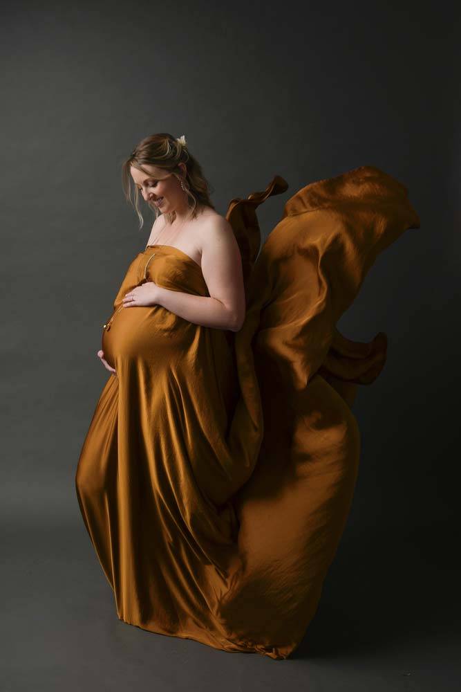 Photo de grossesse studio
